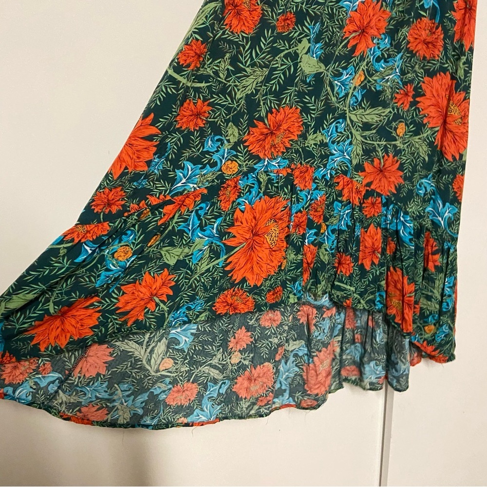 Anthropologie Abel the Label Fantasy Floral Tiered Maxi Dress Size XS - Picture 6 of 8